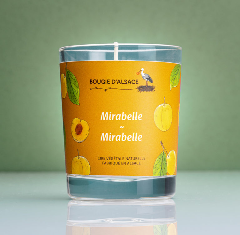 Les bougies sculpturales – Mirabelle